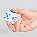 6 Sides Relieve Stress Fidget Cube For Fidgeter Fidget Dice Anti-anxiety Toy for Children and Adults(blue)