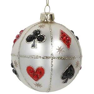 Gisela Graham Hart, schoppen, clubs en diamanten kerstbal