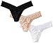 hanky panky - Supima Cotton Low Rise Thongs for Women | Lacy Lingerie, Cotton Panties | One Size (4-14) | 3 or 5 pack