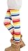 Kids Girls Rainbow Painted Leggings Warm Fleece Inner Pant 1 Pack (3/4Y)