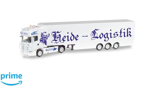 Herpa 307833 Scania R TL Nevera maletín de sillín Tren Heide ...