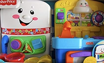 Amazon Com Fisher Price Laugh Learn Learning Kitchen Playset W