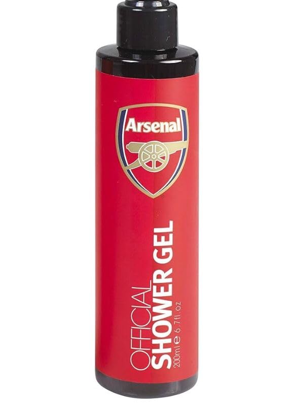 New 2020 Official Arsenal FC Shower Gel. Official Licensed Product. A great football gift for Arsenal Fans. Ideal for any special occasion.