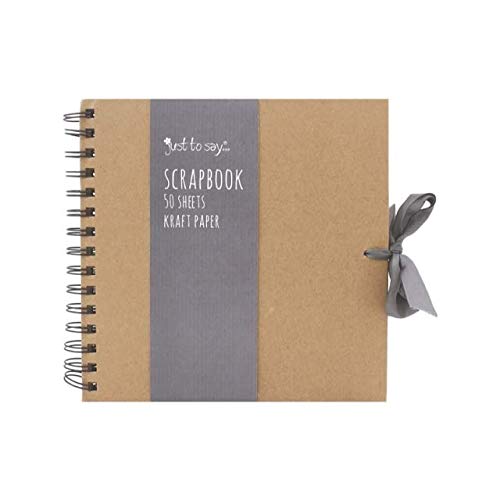 Classic Design Kraft Paper Scrap Book 3 Sizes - Small Medium Large Memories Book