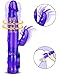 bom bex Dildo Vibrator - Rabbit Vibe with Rotating Bead for Women - Clitoral Stimulator,Masturbation Vibe for Females.Sex Toys,Purple (Purple)