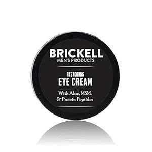 Brickell Men's Restoring Eye Cream for Men, Natural and Organic Anti Aging Eye Balm To Reduce Puffiness, Wrinkles, Dark…