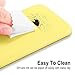 TORRAS [Love Series iPhone 6S Plus Case/iPhone 6 Plus Case, Liquid Silicone Rubber Gel Soft Microfiber Cushion Shockproof Case Compatible with iPhone 6 Plus/iPhone 6S Plus, Yellow