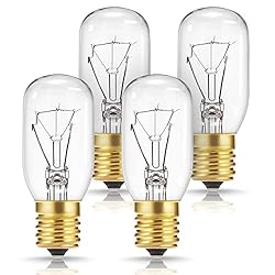 40 Watt Appliance Light Bulb, DORESshop 4Pack T8