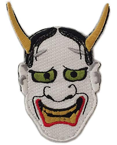 [Japan Import] 100% Embroidery Japan Patch Patches Hannya Kabuki A0028