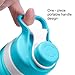Valourgo Collapsible Water Bottle - BPA Free Silicone Foldable Water Bottle for Travel, Sports,Outdoor and Gym, 20 oz