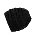 Pukavt BeanieTail Hat Warm Knit Stretchy Beanie Hole Cap for Women Men(BeanieTail hat)