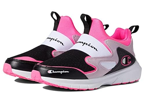 Champion Girl's Gameness (Big Kid) Black/White/Neon Pink Big Kid