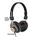 House of Marley, Positive Vibration 2 On-Ear Headphones Comfortable Fit, Foldable Design, Premium Sound, Single Sided Tangle-free Braided Cable Rasta
