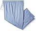 Nautica Men's Soft Woven 100% Cotton Elastic Waistband Sleep Pajama Pant, Striped Blue, Large