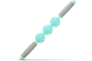 SALIHERI Cellulite Massager, Fascia Blaster for Cellulite, Muscle Roller Stick Lymphatic Drainage Massager for Relif Body Sorness, Trigger Points, Sports Legs, Back Recovery - Green