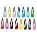 Wpxmer 120 Pack Colorful Hair Clips, Snap Hair Clips for Kids,Girls and Women(2 inch)