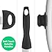 Vremi 12 Inch Nonstick Saute Pan Covered with Tempered Glass Lid - Big 5 Quart Capacity for Stir Fry Frying or as Saucepan - Non Stick Saute and Frying Pan - Deep Large and Ovenproof - Black