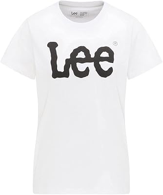 - Tee Shirt Femme - Coupe Regular - Logo Tee - Blanc