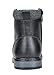Bruno Marc Men's Apache-01 Black Faux Fur Lined Motocycle Combat Oxford Ankle Boots Size 14 M US