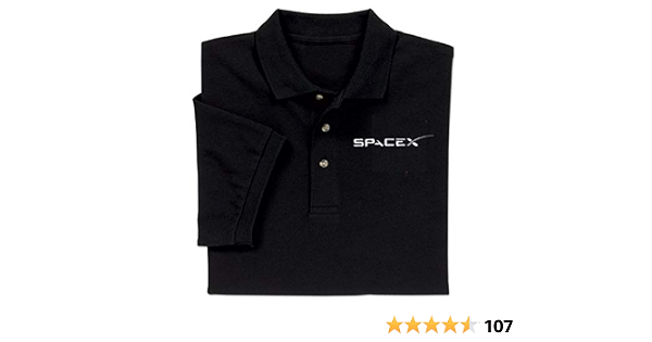 spacex golf shirt