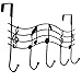 Rbenxia Over the Door Music Hanger Rack - Decorative Metal Hanger for Home Office Use Black