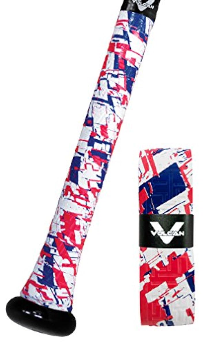 Vulcan Bat Grip, Vulcan 1.75mm Bat Grip, Red, White & True eBay