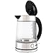 Cusimax Electric Kettle, 1.7L Tea Kettle, 1500W Illuminating Water Kettle Stainless Steel with Auto Shut-Off and Boil-Dry Protection CMWKN-150