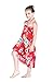 Girl Hawaiian Halter Dress in Hibiscus Red Size 6