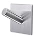 Bathroom Towel Hooks,3M Self Adhesive Wall Hooks,Heavy Duty Stainless Steel Coat Hanger for Hanging