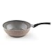 Cook N Home 12-Inch/30cm Nonstick Ceramic Deep Saute Stir Fry Pan Wok