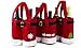 3 Pcs Santa Pants Christmas Wine Gift Bags - Christmas Treat/Candy Bags Set