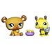 Littlest Pet Shop Hungriest Pet Pairs Honey Bear (#813) And Bumblebee (#814)