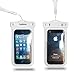 DandyCase Slim Waterproof Case for Apple iPhone 5S / 5 / 5C & Apple iPod Touch 5 (Will NOT fit Other Smartphones) - IPX8 Certified to 100 Feet [Retail Packaging (White)