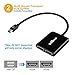 gofanco Mini DisplayPort to Dual HDMI MST Hub - mini DP 1.2 to 2 Port HDMI Splitter, Multi Stream Transport, for Windows PCs, NOT Mac OS Compatible (mDPMST2HDMI)