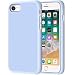 iPhone 8 Case, Anuck Non-Slip Liquid Silicone Gel Rubber Bumper Case with Soft Microfiber Lining Cushion Hard Shell Shockproof Full-Body Protective Case Cover for Apple iPhone 7/8 4.7" - Light Blue primary