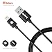 Jackery iPhone Charger [Apple Lightning Cable] Apple Certified MFI Lightning to USB Cable - 3 Feet - Compatible with iPhone 7 Plus 6S Plus 6 Plus SE 5S 5C 5, iPad 2 3 4 Mini Air Pro, iPod (Black)