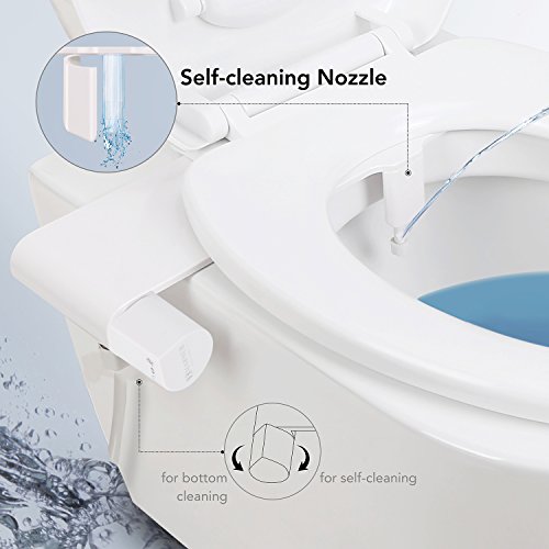 Bidet Sprayer Toilet Seat Attachment with Fresh Water