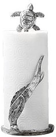 Silver Turtle Napkin / Paper Towel Holder. Size 12".
