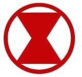 Black Widow Symbol Marvel Comics Avengers CCI Decal