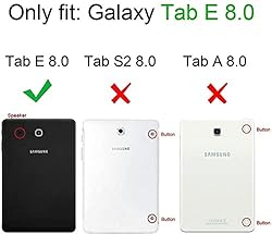 BMOUO Kids Case for Samsung Galaxy Tab E 8.0 inch
