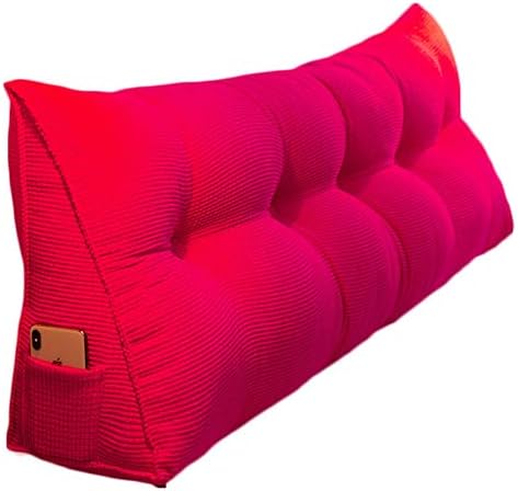 Barture クッション テレビ枕三角枕腰クッション 背もたれヘッドボードソフトリムーバブルウォッシャブルダブルベッド10色 Color Size 150xx50cm 7 希少