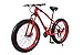 Ibiky 26 Inch Wheel 21 Speed 4.0 Fat Tire Bike Snow and Grass Sand Bicycle Mountain Bike，with Powerful Disc Brakes Fatbike (Red)thumb 2