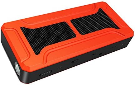 ENFAN Car Jump Starter20000mAh Portable Battery Booster Charger PackEmergency Auto Start Power & Ultra-bright LED Flash Light,Compatible for Engines up to 6.5L Gas and 5.5L Diesel (black&orange)
