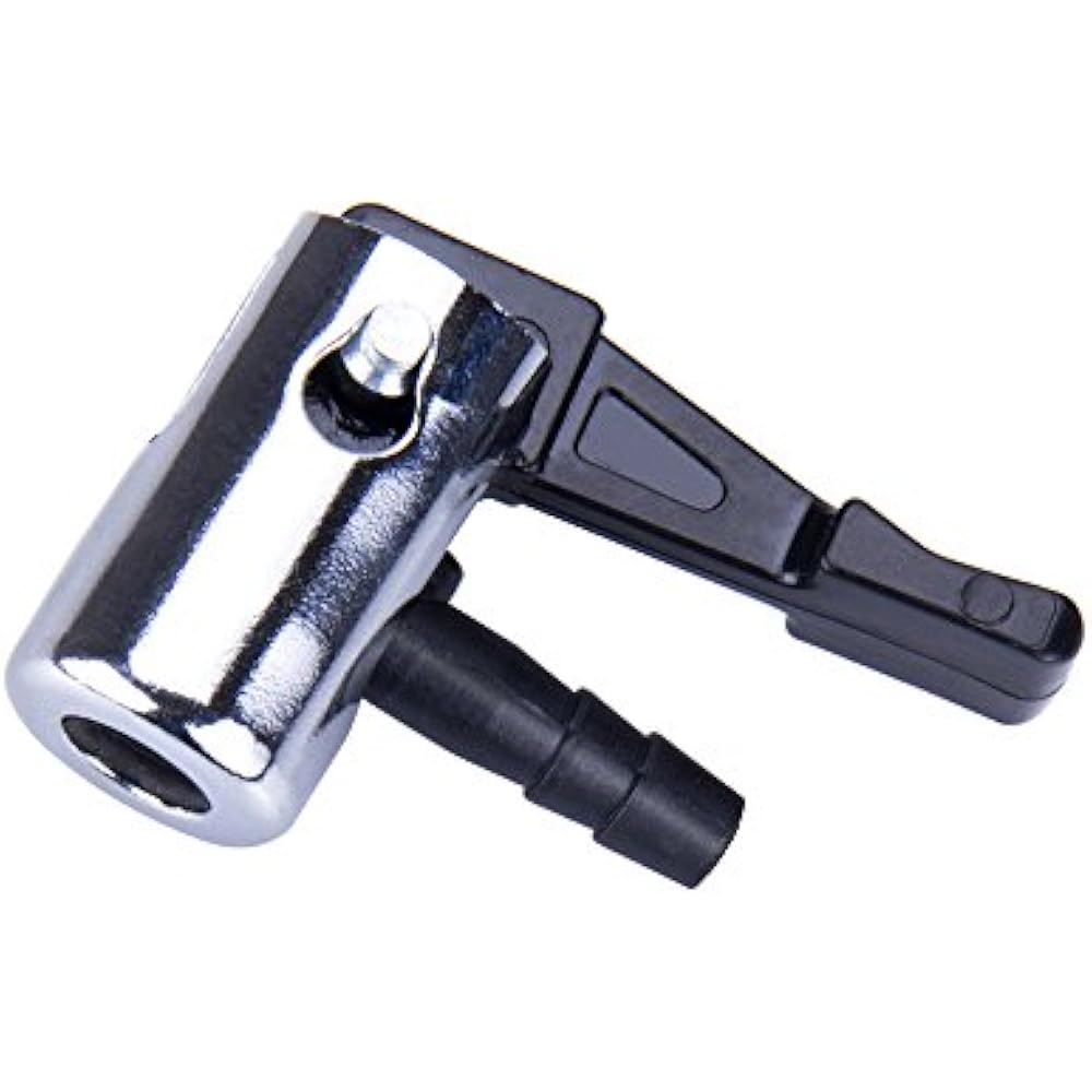 1/4 Lock On Air Chuck Mini Compressor Portable Tire Inflator Hose End