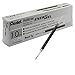 Pentel Refill Ink for EnerGel Liquid Gel Pen, (1.0mm), Bold Line, Metal Tip, Black Ink, Box of 12 (LR10-A)