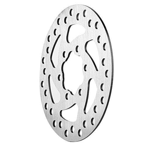 Bicycle Brake Disc, 4 Size Anti-rust Stainless Steel Bicycle Brake Pad Braking Part Bicycle Accessory Replacement for Road Bike Mountain Bike (120mm)