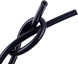 LUXERAD 4mm x 8mm Black Silicone Vacuum Hose 10ft Universal Replacement Tubing view 3