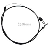 Stens 290-647 Drive Cable, 59-1/4" Cable Length, 46" Conduit Length, Cable Ends: Z Bend one end, Spring on Other