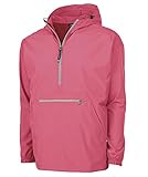 Charles River Apparel Women's Pack-N-Go Pullover, Coral, Large