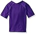 Kanu Surf Girls UPF 50+ Sun Protective Rashguard Swim Shirt, Alexa Purple, 2T